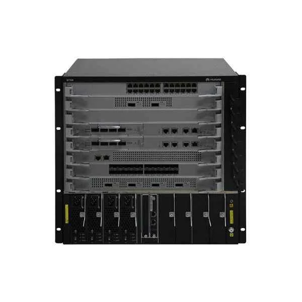 S7706 Basic Engine AC Bundle(Including non-PoE Assembly Chassis,SRUA Main Board*2,800W AC Power*2)